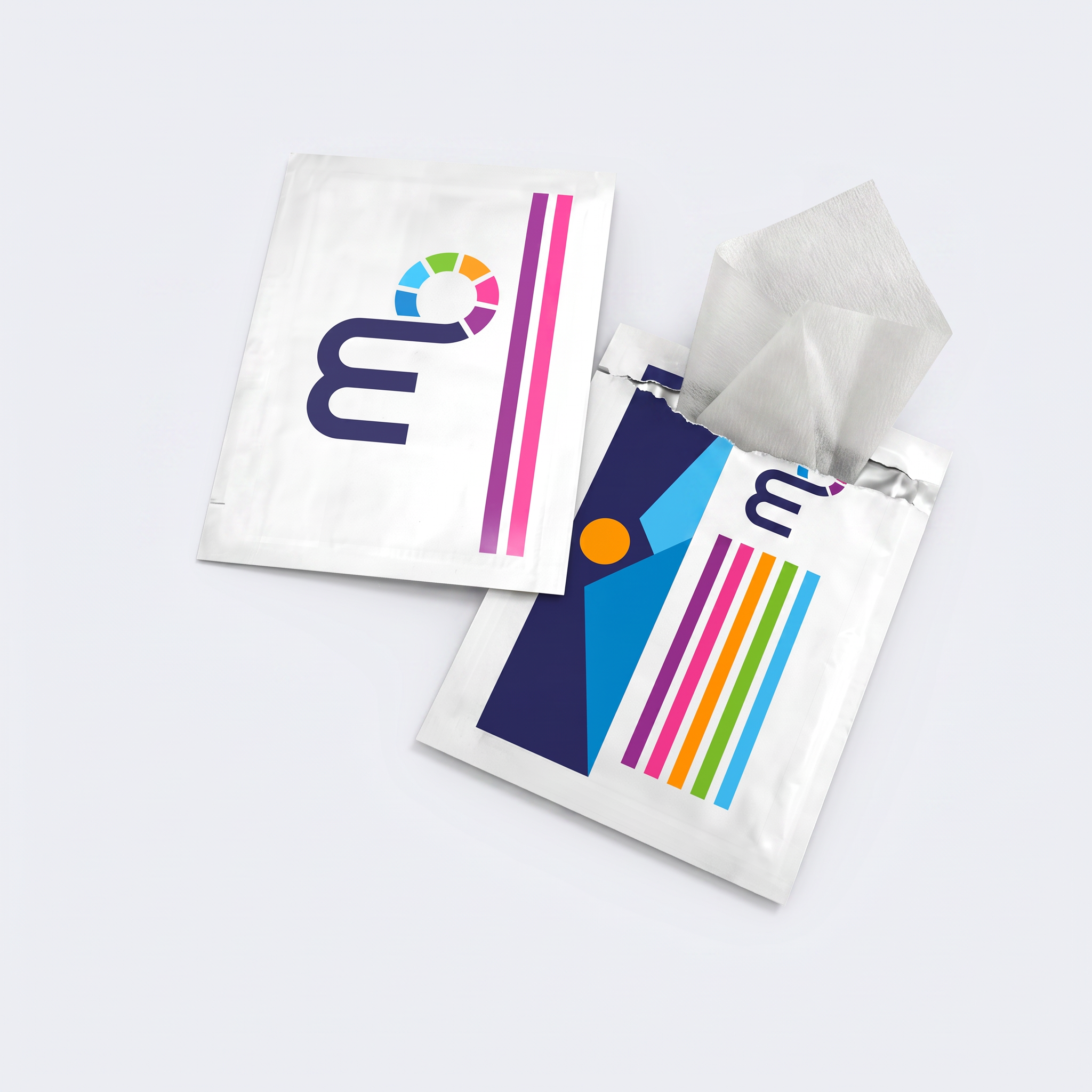 Brillenputztuecher oder Erfrischungstuecher mit Logo bedrucken lassen als Werbemittel in kleinen Stueckzahlen