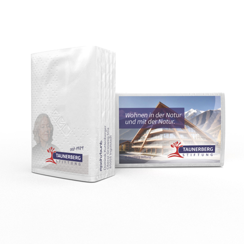 Bedruckte Werbe-Taschentücher mit Hotel-Logo – Stilvolles Giveaway für Gäste & Veranstaltungen