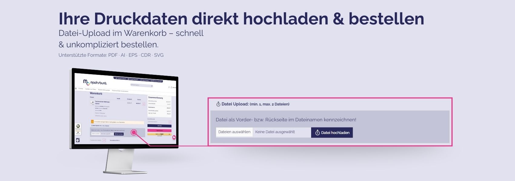 Werbeartikel mit fertiger Druckdatei einfach online bestellen