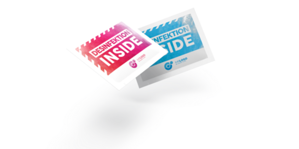 Bedruckten Feuchttücher und Desinfektionstücher mit eigenem Logo bedruckt bestellen