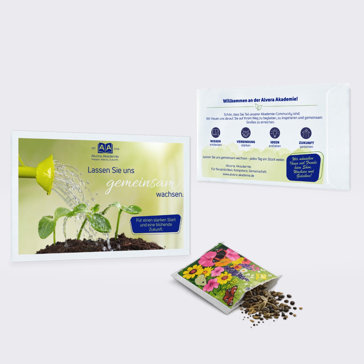 Werbeartikel mit Blumensaatgut individuell bedrucken lassen