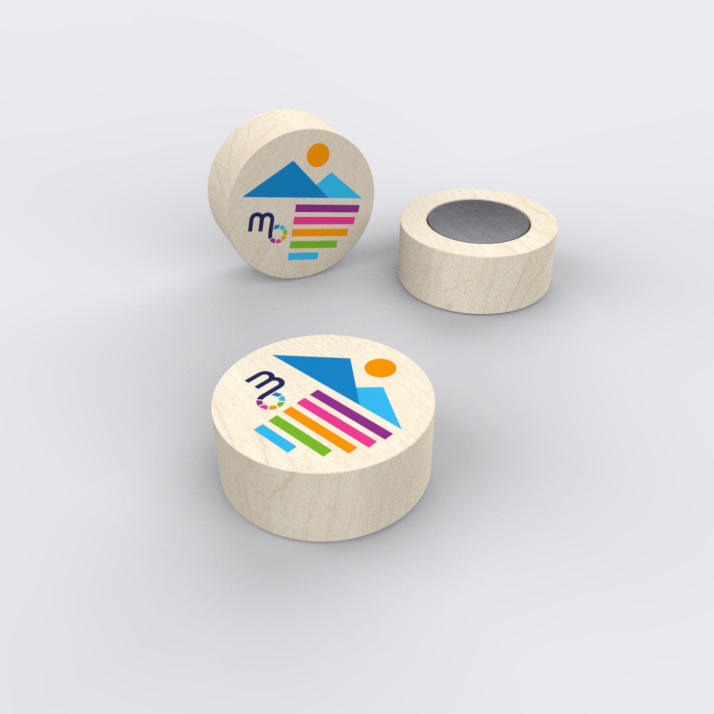 Ihr Logo auf Holzmagnet drucken lassen - regional und werbewirksam