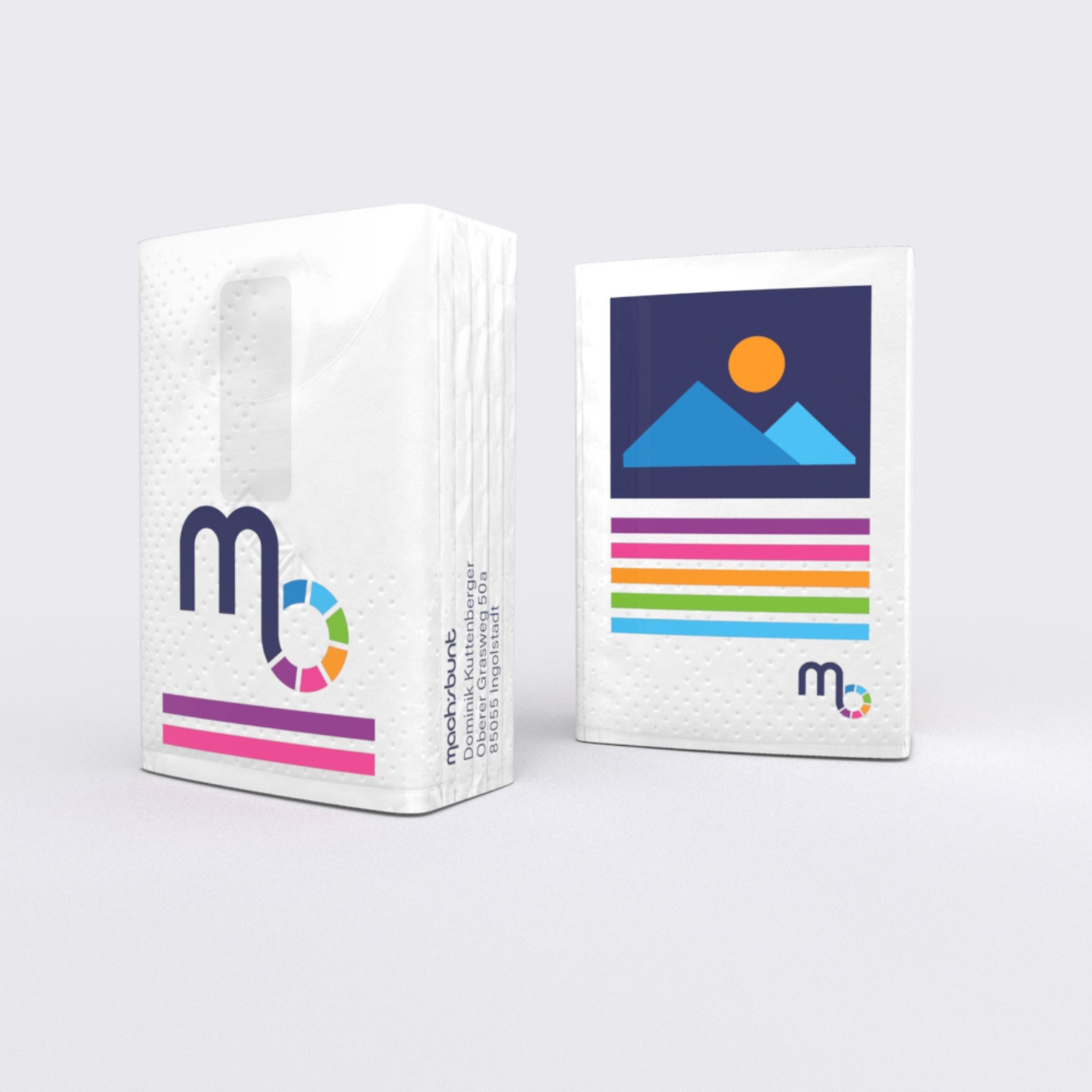 Personalisierte Taschentücher im handlichen MINI Format mit Logo bedrucken lassen