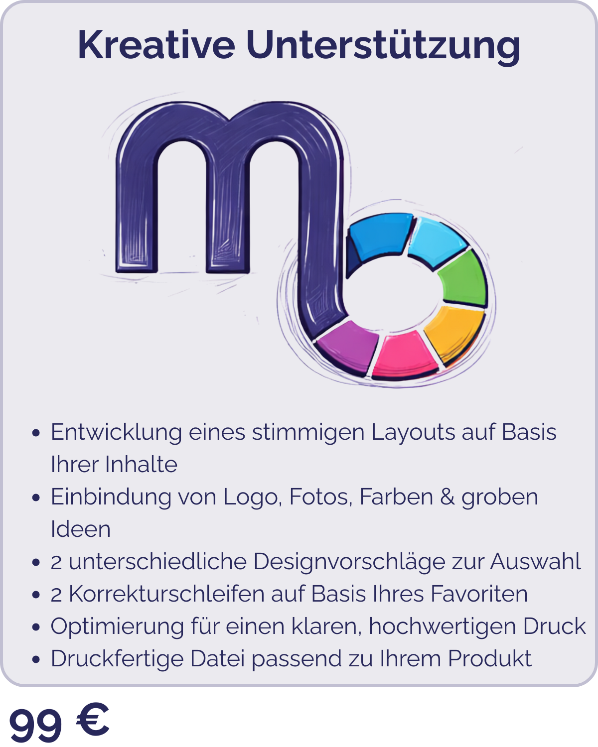 Mit unserem Design Service unterstützen wir Sie kreativ bei der Erstellung einer professionellen Druckvorlage für Ihre Werbeartikel
