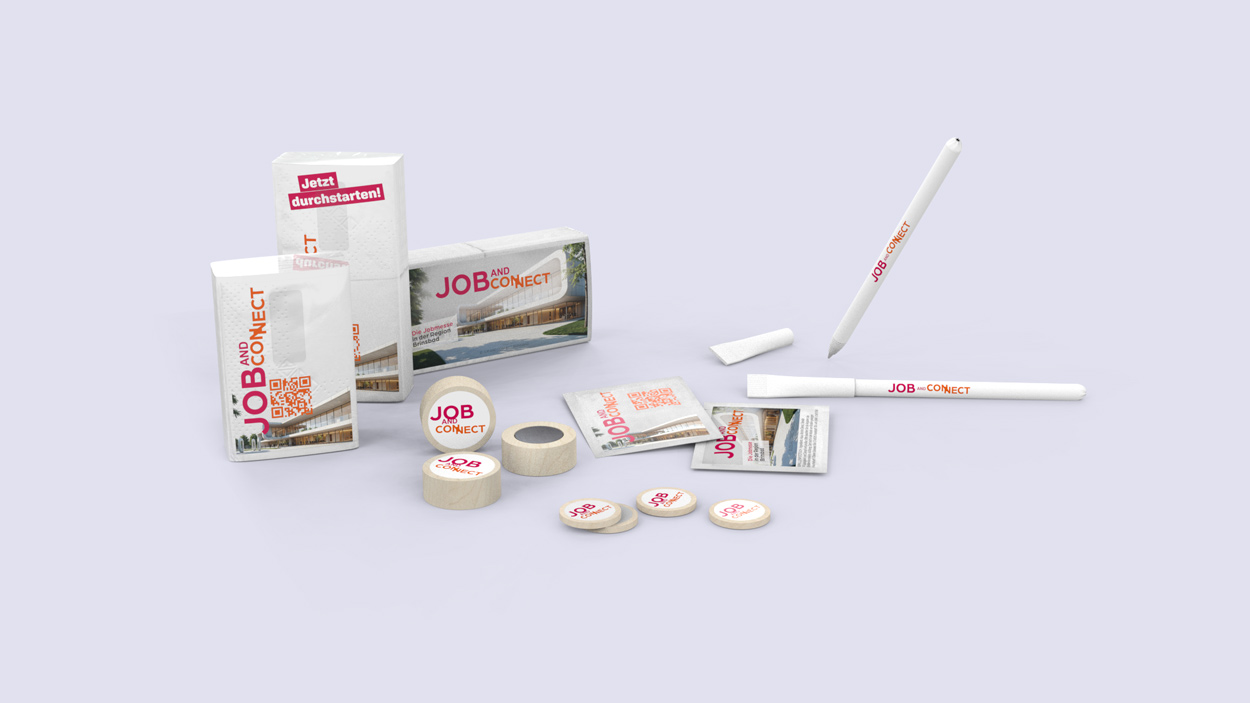 Streuartikel und give-aways für Messen und Veranstaltungen bedrucken lassen