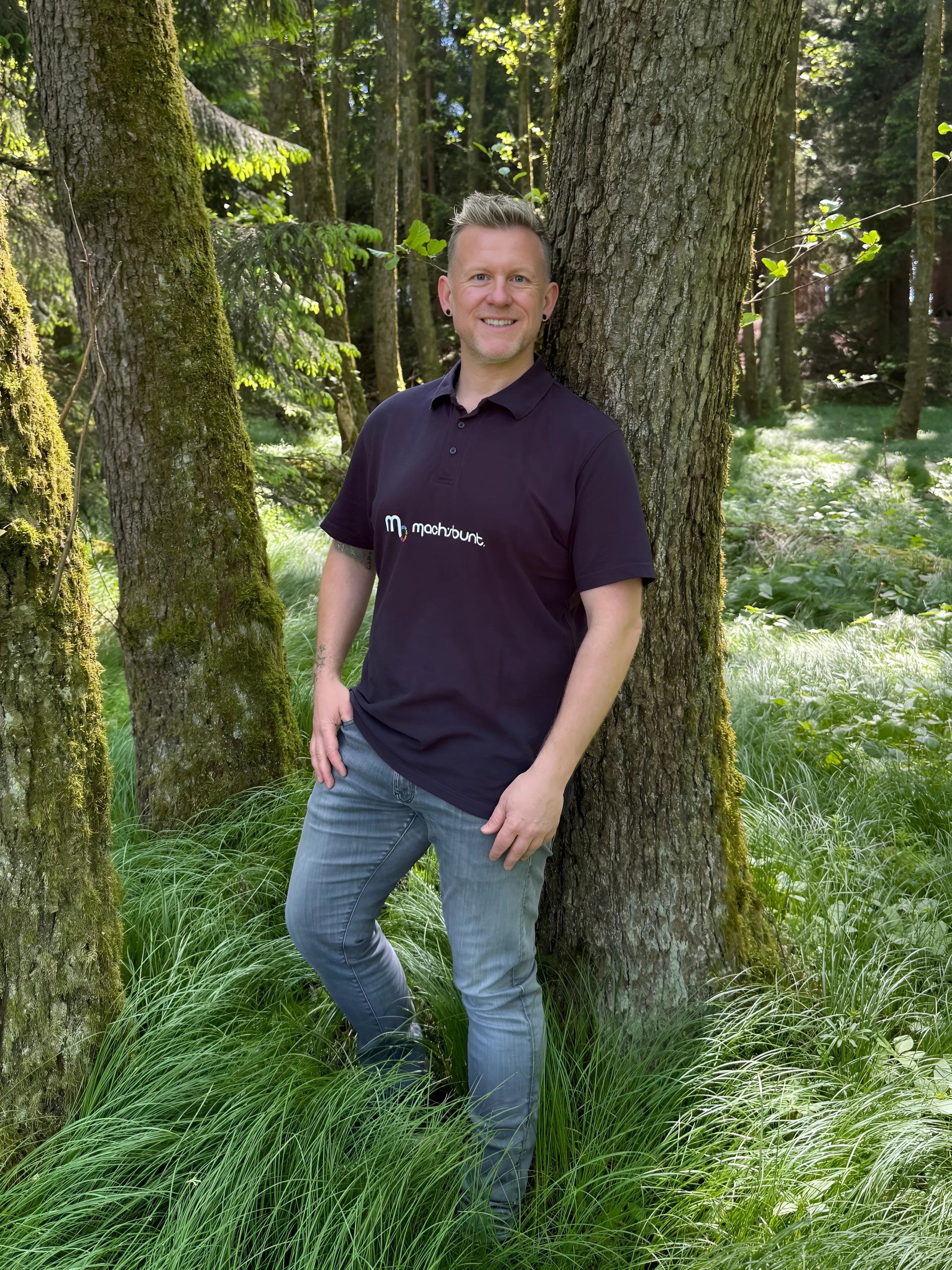 Der Inhaber von machsbunt in einer natürlichen Umgebung