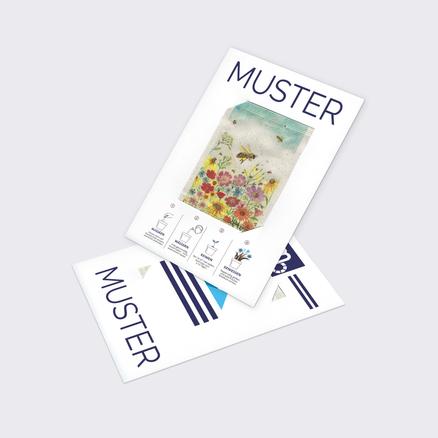 Blühkarte DIN A6 -MUSTER-