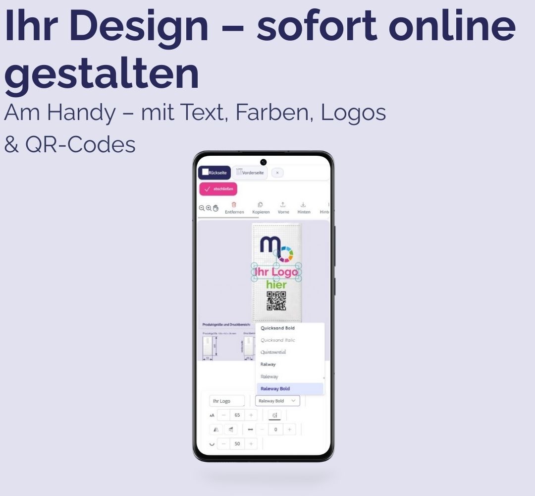 Selber ganz einfach online Werbeartikel gestalten und bestellen